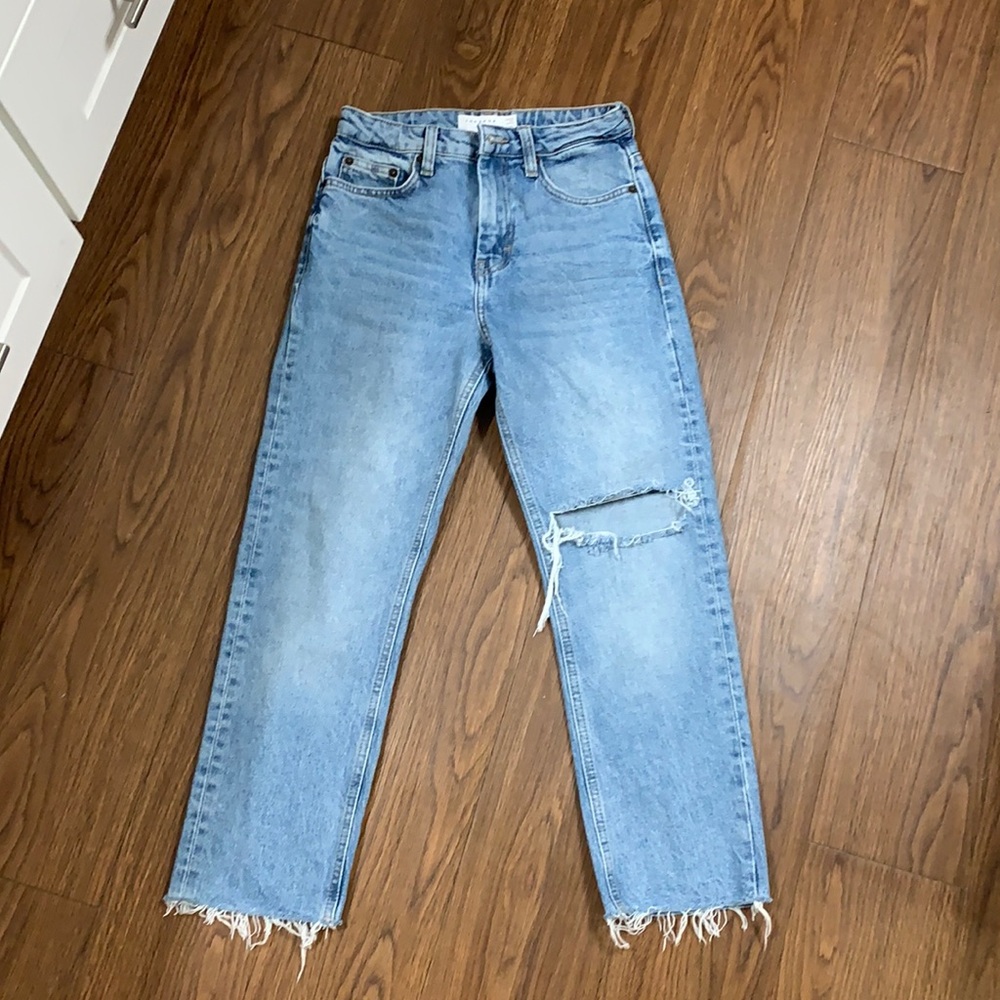 TOPSHOP straight leg jeans
